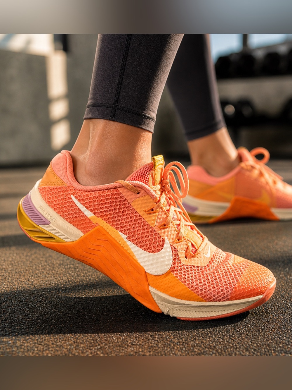Nike Women’s Metcon 7 Crimson Bliss Training Shoes Sz 12 HIIT Lifting GUC